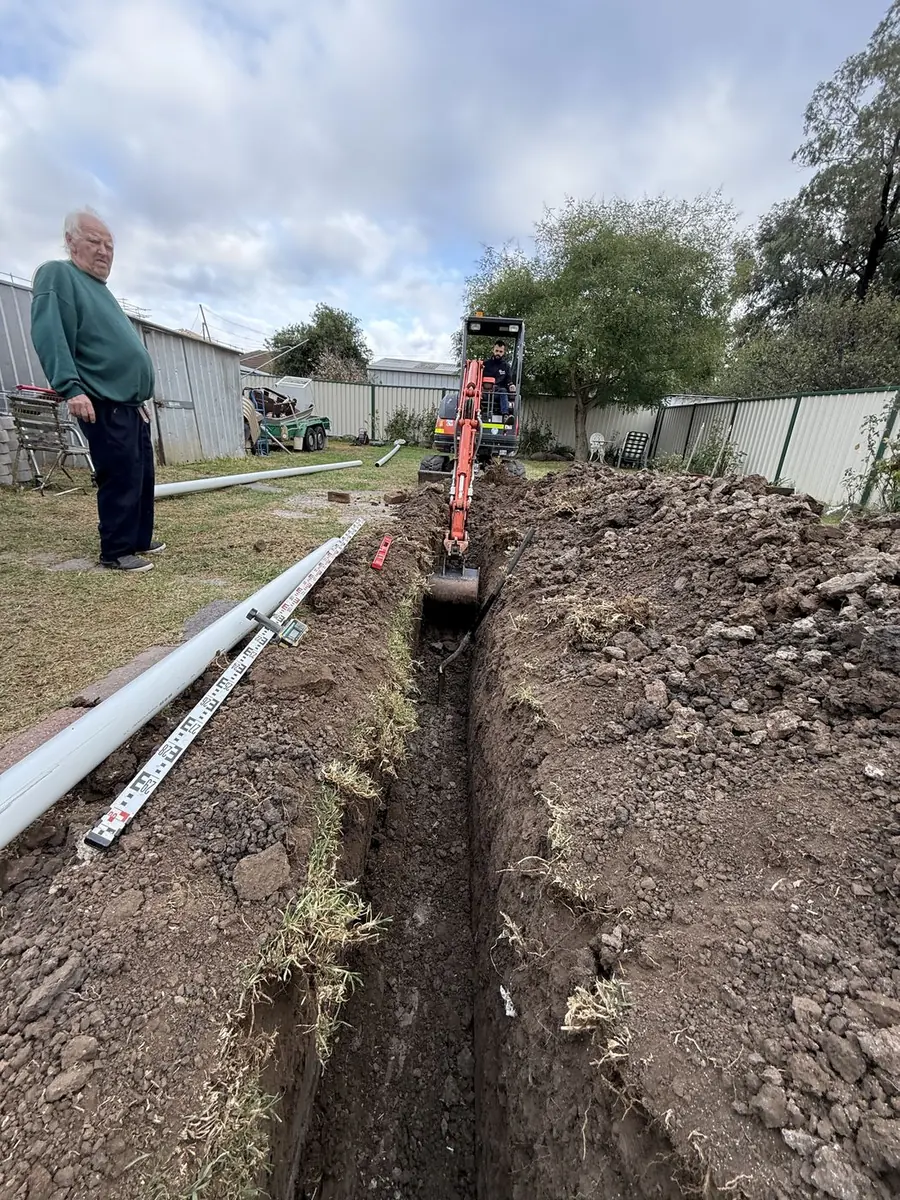 Plumber at work, Carrum Downs